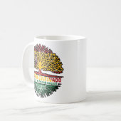Saudi-Arabien Spanisch Spanien Baum Kaffeetasse (Vorderseite Links)