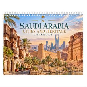 Saudi-Arabien-Städte und Kulturerbe-Kalender Kalender