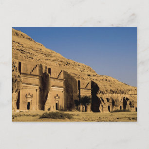 Saudi-Arabien, Standort Madain Saleh, antike 2 Postkarte