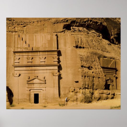 Saudi-Arabien, Standort Madain Saleh, uralt 3 Poster (Vorne)