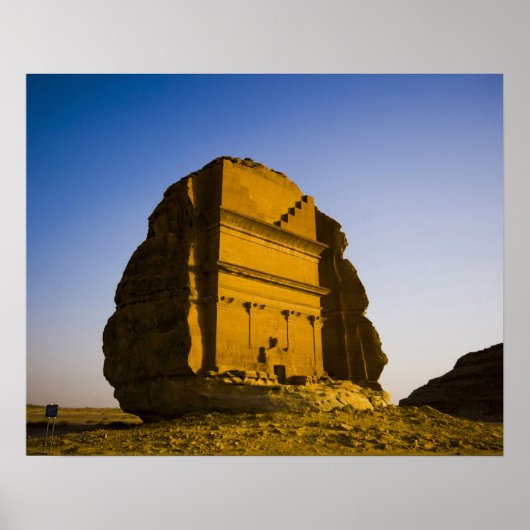 Saudi-Arabien, Standort Madain Saleh, uralt 4 Poster (Vorne)