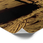 Saudi-Arabien, Standort Madain Saleh, uralt Poster (Ecke)