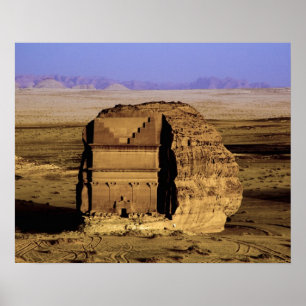Saudi-Arabien, Standort von Madain Saleh, alt Poster