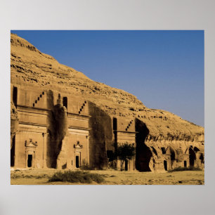 Saudi-Arabien, Standort von Madain Saleh, alte 2 Poster