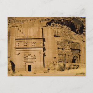 Saudi-Arabien, Standort von Madain Saleh, antik 3 Postkarte