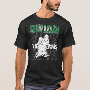Saudi-Arabien Tischtennis unterstützt Saudi-Arabie T-Shirt