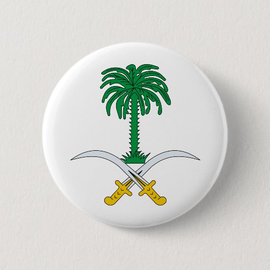 Saudi-Arabien Wappen Button (Vorderseite)