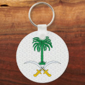 Saudi-Arabien-Wappen im Detail Schlüsselanhänger (Vorderseite)