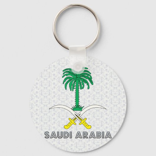 Saudi-Arabien-Wappen Schlüsselanhänger (Vorderseite)