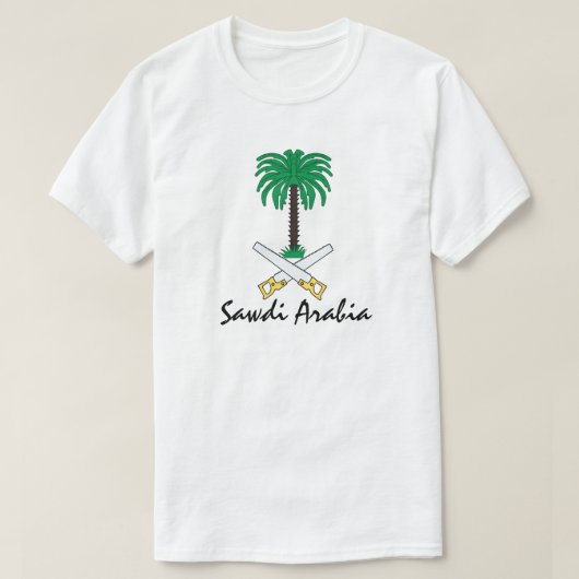 Saudi-Arabien-Wappen T-Shirt (Design vorne)
