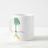 Saudi-Arabien Wappen Tasse (Vorderseite Links)