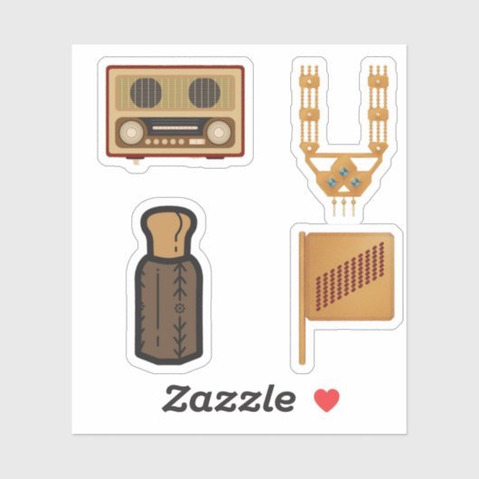 Saudi Arabinia-Aufkleber Aufkleber (Blatt)