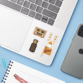 Saudi Arabinia-Aufkleber Aufkleber (Laptop mit iPhone)