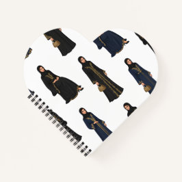 Saudi-Arabische Frauen in Abayas Notizblock