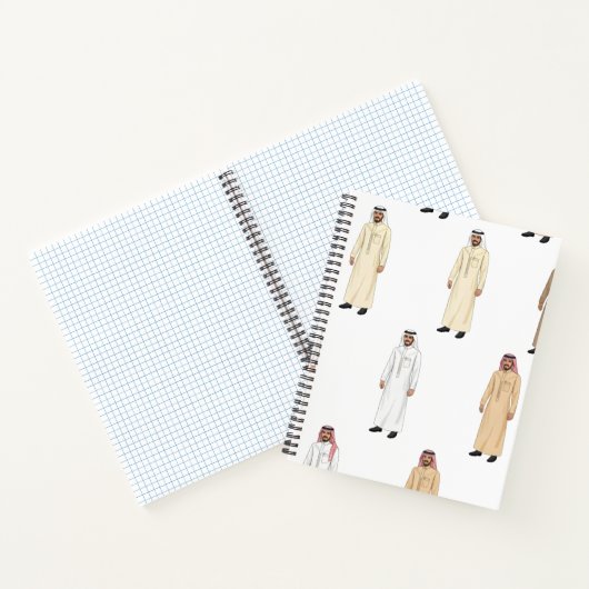 Saudi Heritage Men’s Thobe Notizblock (Innenseite)