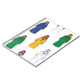 Saudi Heritage Men’s Thobe Notizblock (Linke Seite)