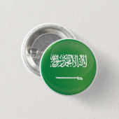 Saudi-Round-Icon-Flagge Button (Vorne & Hinten)