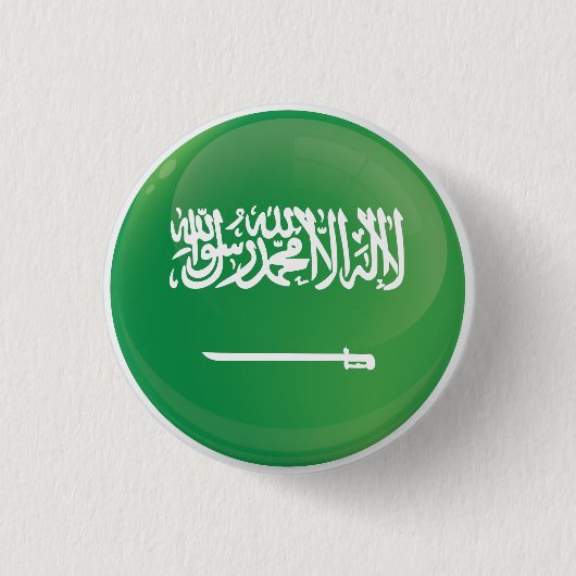 Saudi-Round-Icon-Flagge Button (Vorderseite)