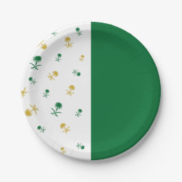 saudische Designplatte Pappteller