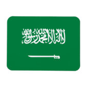 saudische Flagge Magnet (Horizontal)