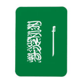 saudische Flagge Magnet (Vertikal)