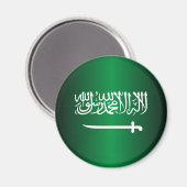 saudische Flaggenmagnete Magnet (Vorderseite/Rückseite)