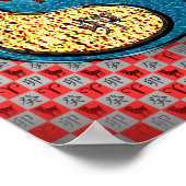 Sauen und Wasserkaninchen Poster (Ecke)