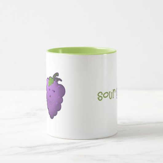 Sauer Trauben - Tasse (Zentrum)