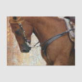 Sauerampfer-Western-PferdeGrunge Seidenpapier (Vorderseite)