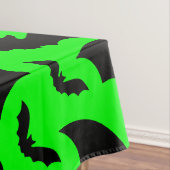 sauergrüne Halloween Vampirfledermäuse gothic Tischdecke (Beispiel)