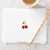 Sauerkirsche Adressaufkleber (Insitu)