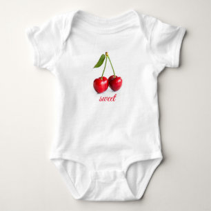 Sauerkirsche Baby Strampler