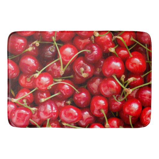 Sauerkirsche Badematte (Vorderseite)