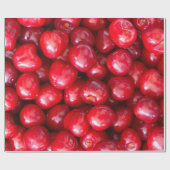 Sauerkirsche Geschenkpapier (Flach)
