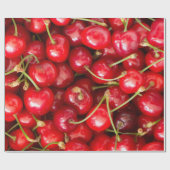 Sauerkirsche Geschenkpapier (Flach)