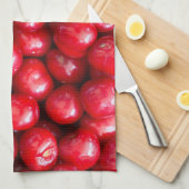 Sauerkirsche Geschirrtuch (Viertel Falte)