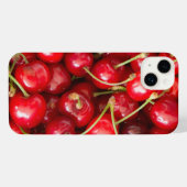 Sauerkirsche iPhone Hülle (Rückseite (Horizontal))