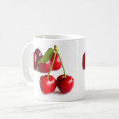 Sauerkirsche Kaffeetasse (Vorderseite Links)