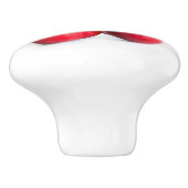 Sauerkirsche Keramikknauf (Seitenansicht)