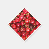 Sauerkirsche Serviette (Ecke)