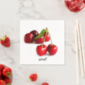 Sauerkirsche Serviette (Beispiel)