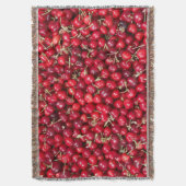 Sauerkirschmuster Decke (Vorderseite Vertikal)