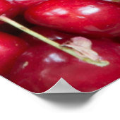 Sauerkirschmuster Poster (Ecke)