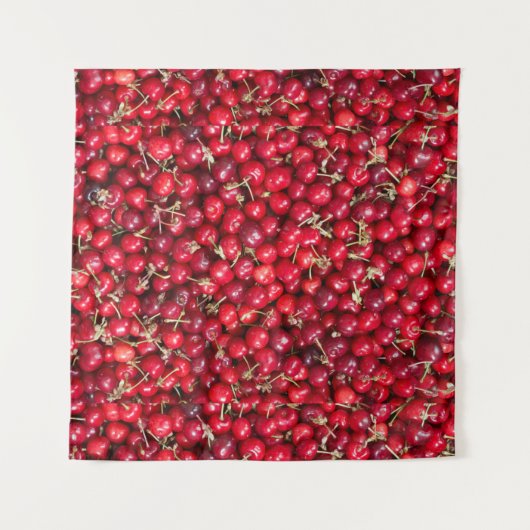 Sauerkirschmuster Wandteppich (Vorderseite (Horizontal))