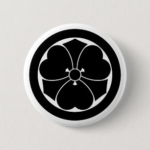 Sauerklee mit Schwertern im Kreis Button