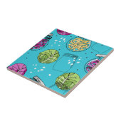 Sauerkraut Cabbage Fermenting Illustration Fliese (Seite)