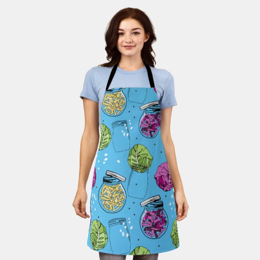 Sauerkraut Making Schürze (Getragen)