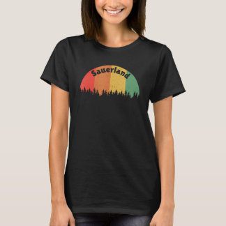 Sauerland Deutschland Sauerlander Deutsches Wander T-Shirt