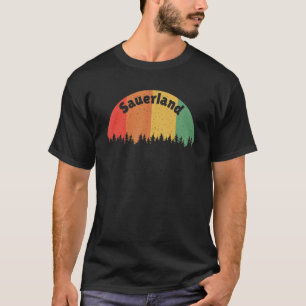 Sauerland Deutschland Sauerlander Deutsches Wander T-Shirt