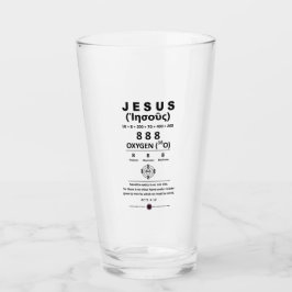 Sauerstoff 888 Name Jesu Glas